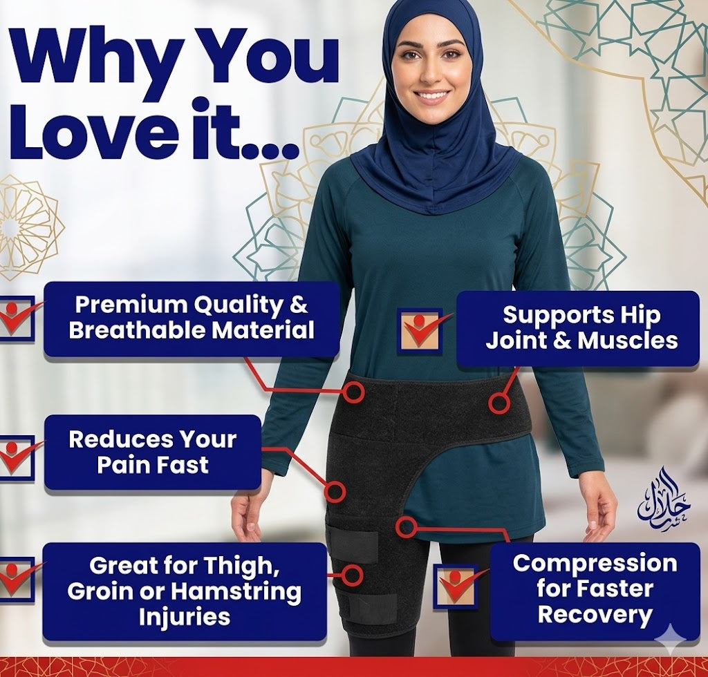 Hip & Thigh Support Compression Wrap