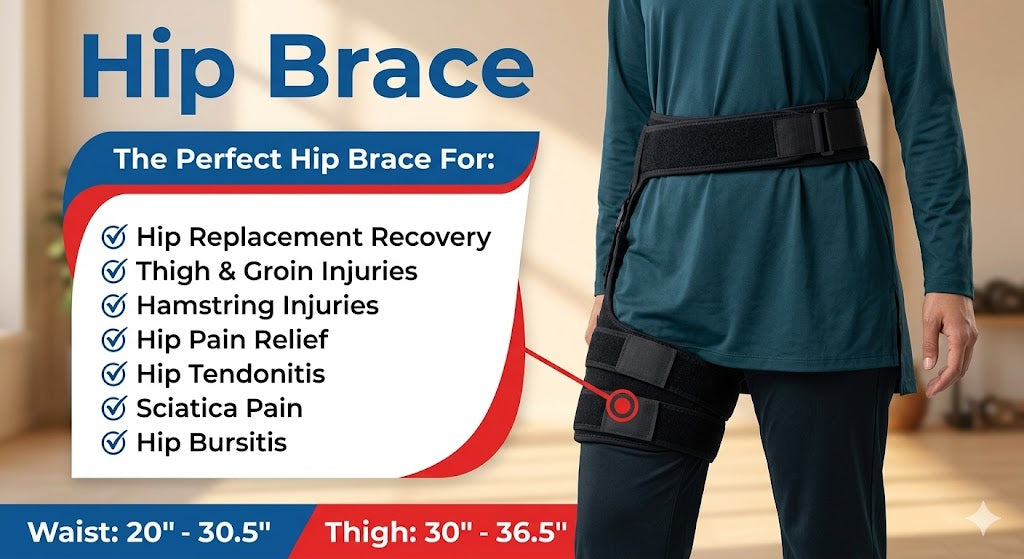 Hip & Thigh Support Compression Wrap