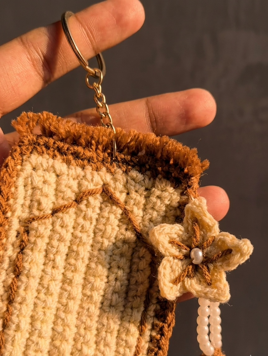 MINI HANDMADE PRAYER MAT KEYCHAIN