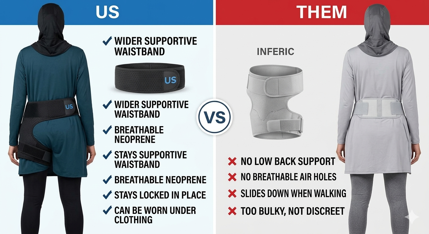 Hip & Thigh Support Compression Wrap