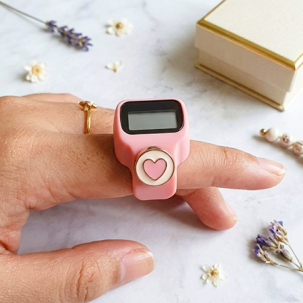 Mini heart click digital counter