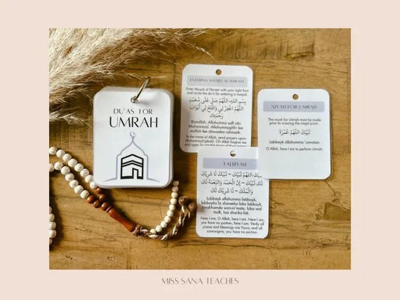 UMRAH DUA CARDS -MAKE YOUR UMRAH JOURNEY EASIER