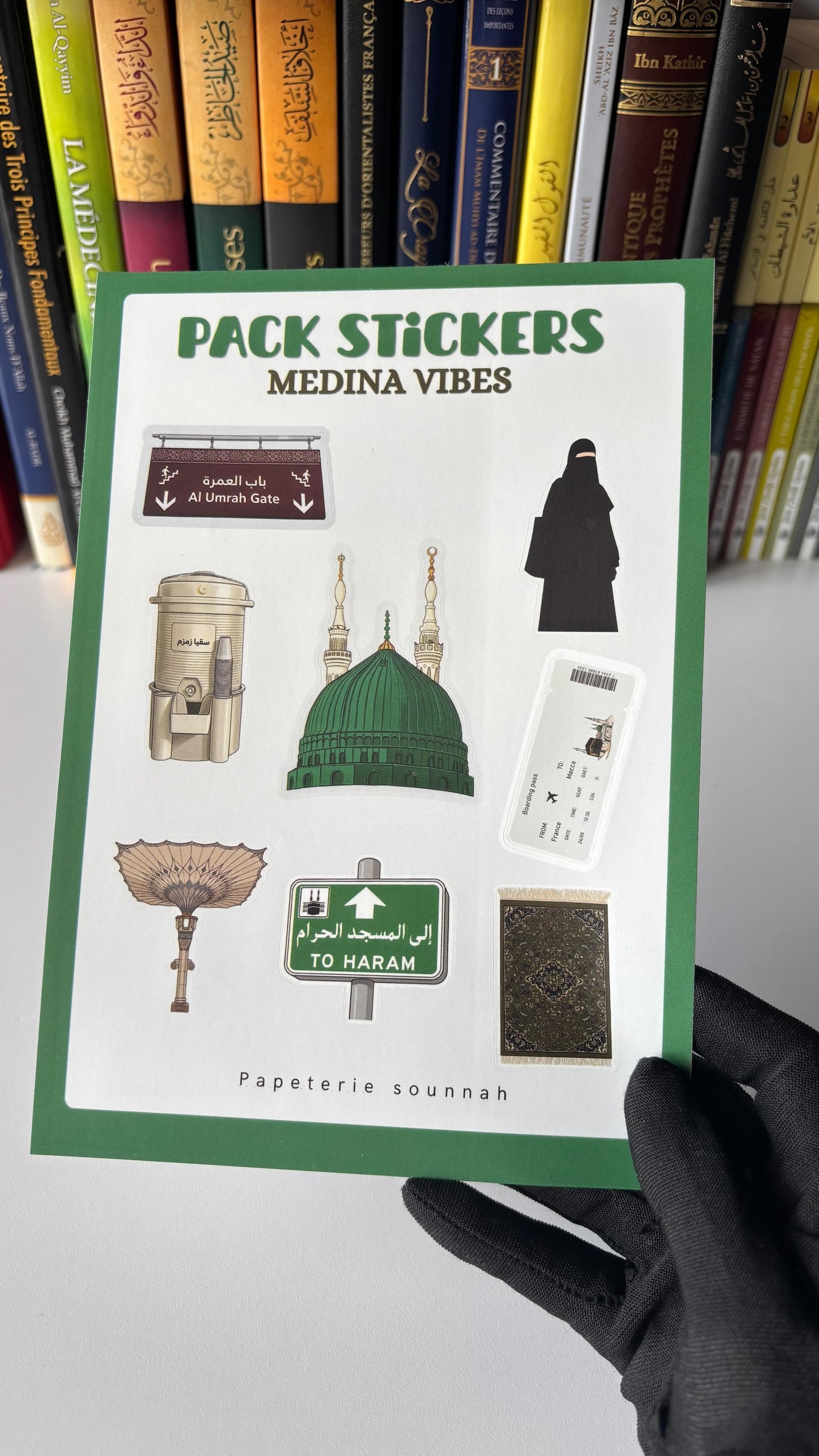 Muslim Essentials Sticker Pack -MADINA & MUSLIM GIRL STICKERS PACK