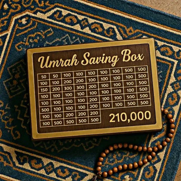 UMRAH SAVING BOX-280 DAYS OF SAVING FUND FOR UMRAH