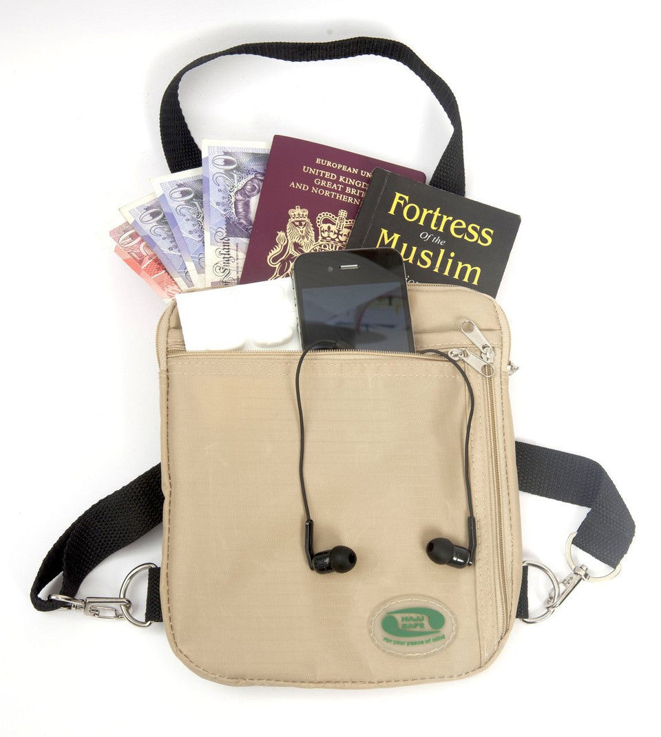 Hajj & Umrah Secure Side Bag & Neck Bag