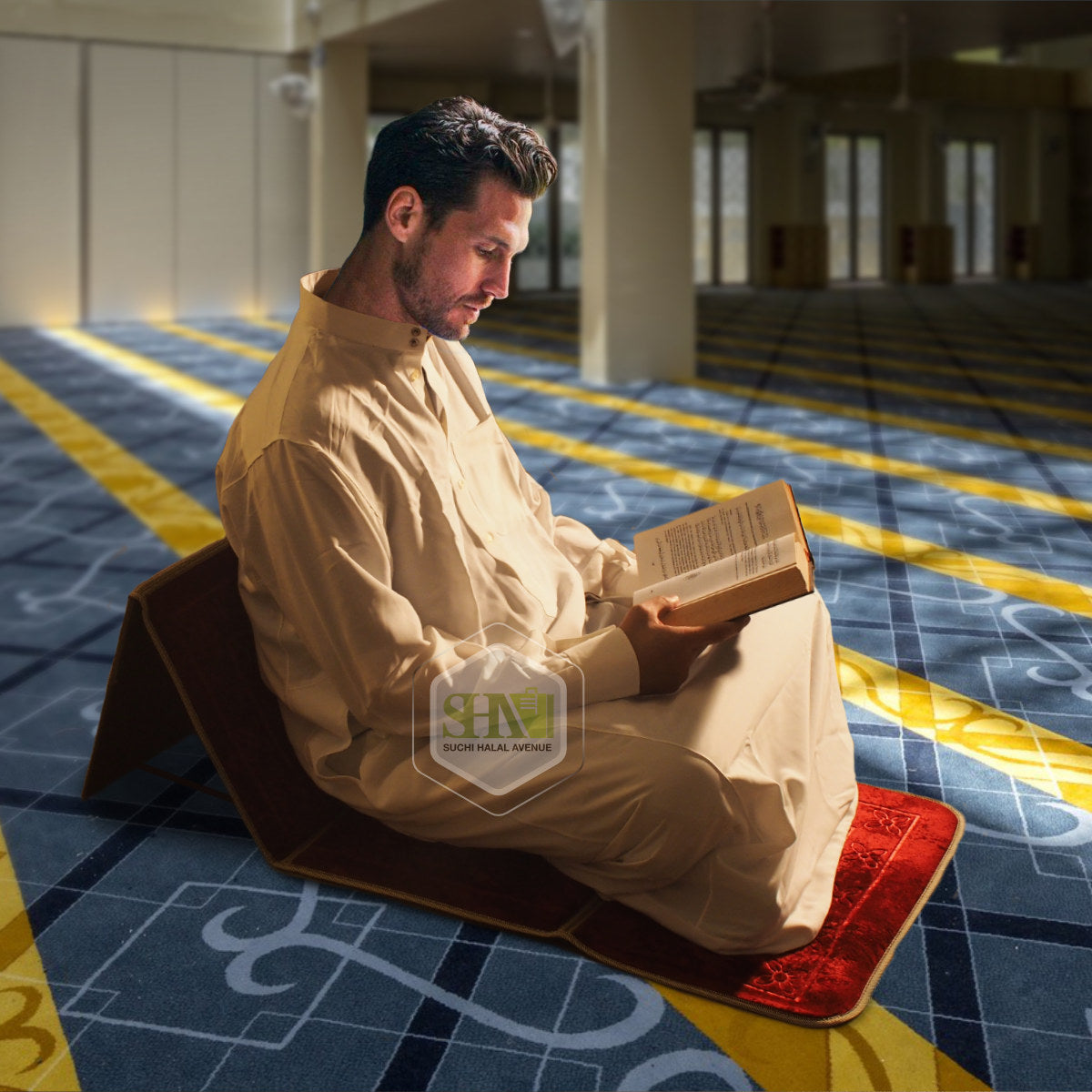 Multi-Function Sejadah-Back rest prayer mat